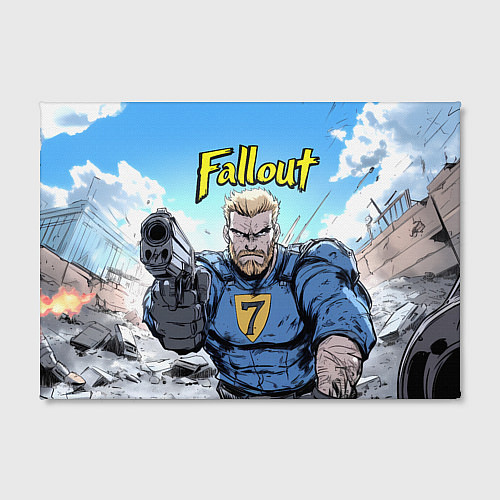 Картина прямоугольная Fallout 7 / 3D-принт – фото 2