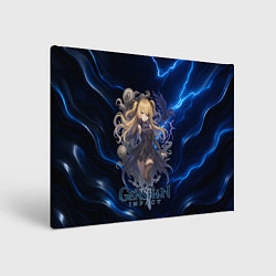 Холст прямоугольный Genshin Impact Фишль, цвет: 3D-принт