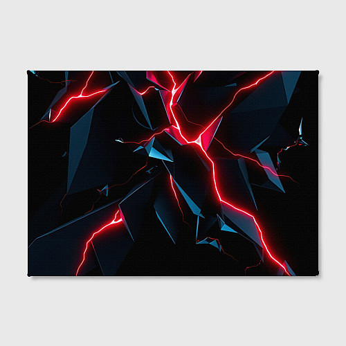 Картина прямоугольная Neon multicolored / 3D-принт – фото 2