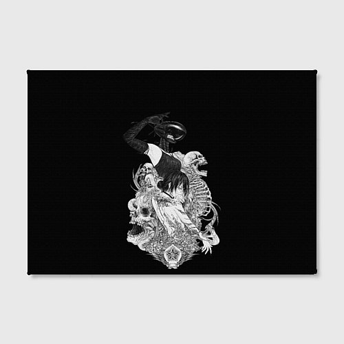 Картина прямоугольная Резе демон бомба Человек бензопила / 3D-принт – фото 2