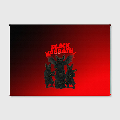 Картина прямоугольная Black Sabbath летучие мыши / 3D-принт – фото 2