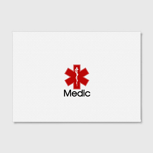 Картина прямоугольная Медик / 3D-принт – фото 2