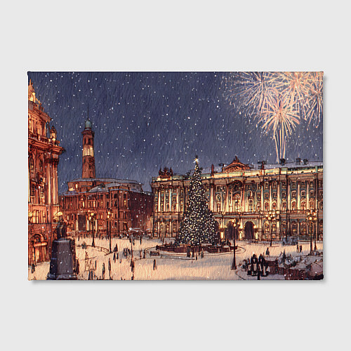 Картина прямоугольная Новогодняя елка Санкт-Петербурга / 3D-принт – фото 2