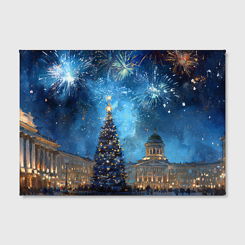 Картина прямоугольная Новый год Санкт-Петербург / 3D-принт – фото 2
