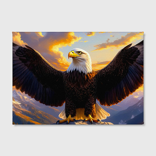 Картина прямоугольная Белоголовый орлан владыка небес / 3D-принт – фото 2