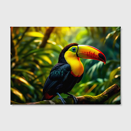 Картина прямоугольная Тукан на ветке / 3D-принт – фото 2