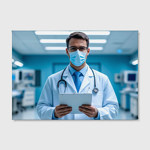 Картина прямоугольная Медицинский специалист / 3D-принт – фото 2