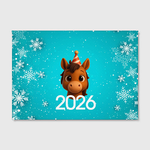 Картина прямоугольная Голова лошадки / 3D-принт – фото 2