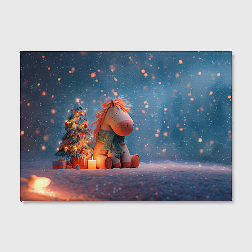 Картина прямоугольная Игрушечная лошадка 2026 / 3D-принт – фото 2