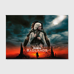 Холст прямоугольный Главные герои Хищник планета смерти, цвет: 3D-принт — фото 2