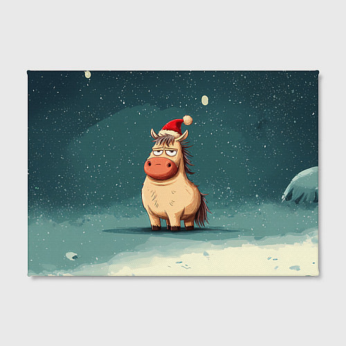 Картина прямоугольная Забавная мем - лошадка / 3D-принт – фото 2