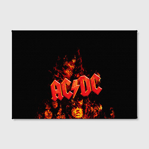 Картина прямоугольная AC/DC Flame / 3D-принт – фото 2