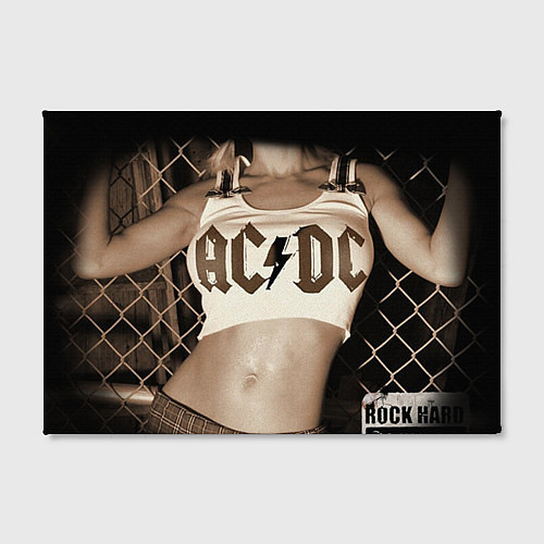 Картина прямоугольная AC/DC Girl / 3D-принт – фото 2