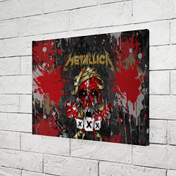 Холст прямоугольный Metallica XXX, цвет: 3D-принт — фото 2
