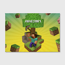 Холст прямоугольный Minecraft Tree, цвет: 3D-принт — фото 2