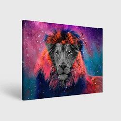 Картина прямоугольная Космический лев