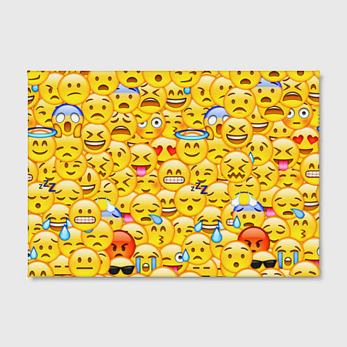 Картина прямоугольная Emoji / 3D-принт – фото 2