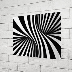 Холст прямоугольный Оптические иллюзии, цвет: 3D-принт — фото 2