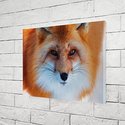 Холст прямоугольный Взгляд лисы, цвет: 3D-принт — фото 2