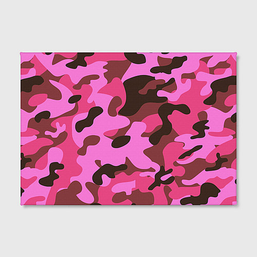 Картина прямоугольная Камуфляж: розовый/коричневый / 3D-принт – фото 2