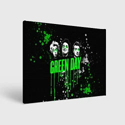 Холст прямоугольный Green Day: Acid Colour, цвет: 3D-принт