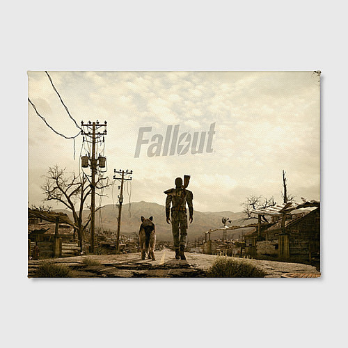Картина прямоугольная Fallout City / 3D-принт – фото 2