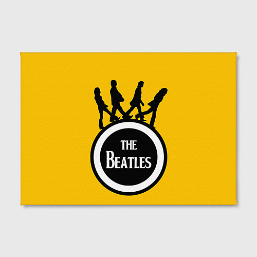 Картина прямоугольная The Beatles: Yellow Vinyl / 3D-принт – фото 2