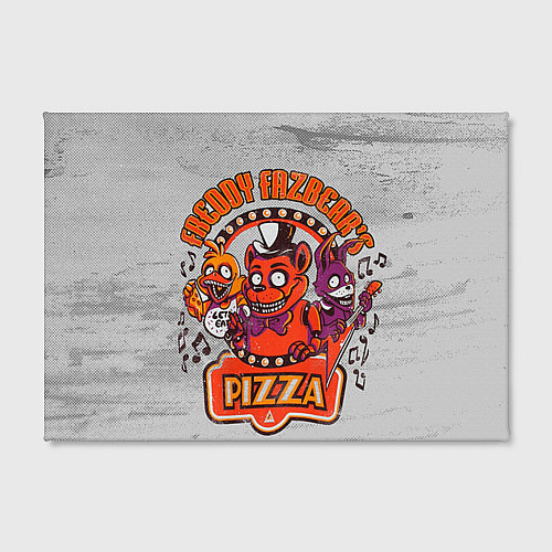 Картина прямоугольная Freddy Pizza / 3D-принт – фото 2