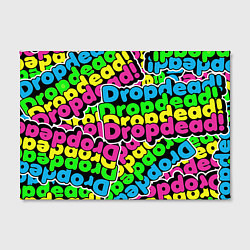 Холст прямоугольный Drop Dead: Acid Pattern, цвет: 3D-принт — фото 2