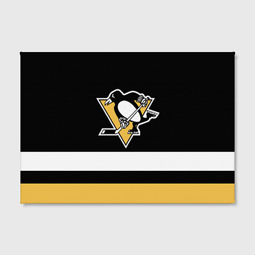 Картина прямоугольная Pittsburgh Penguins: Black / 3D-принт – фото 2