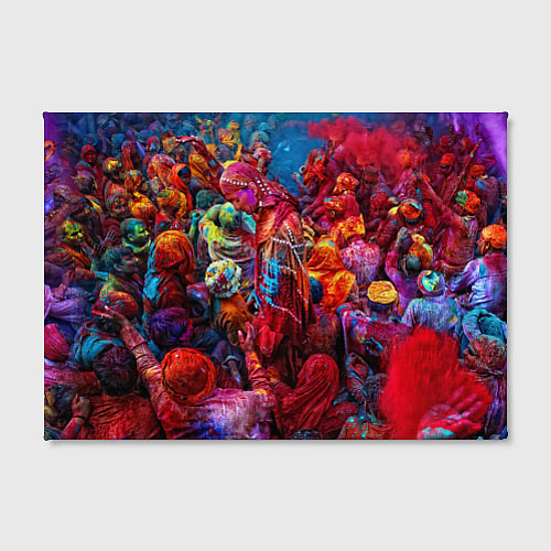 Картина прямоугольная Индуистский фестиваль красок Х / 3D-принт – фото 2