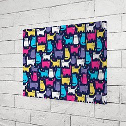 Холст прямоугольный Котятки, цвет: 3D-принт — фото 2