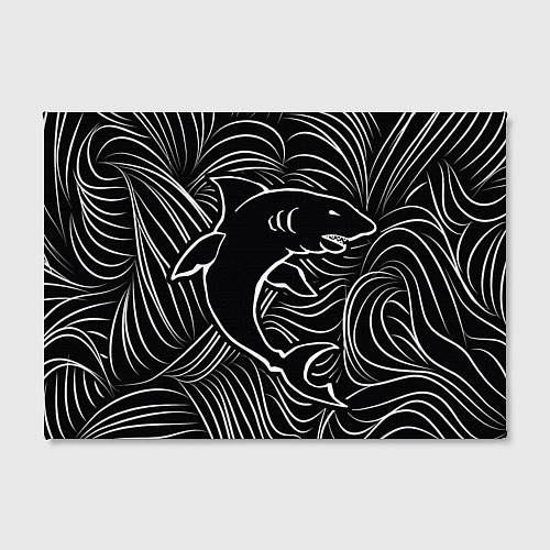 Картина прямоугольная Акула в в морской пучине / 3D-принт – фото 2