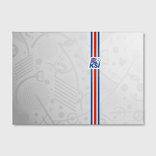Картина прямоугольная Сборная Исландии по футболу / 3D-принт – фото 2