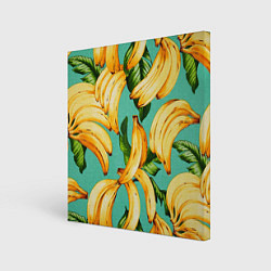 Холст квадратный Банан, цвет: 3D-принт
