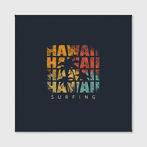 Картина квадратная Hawaii Surfing / 3D-принт – фото 2
