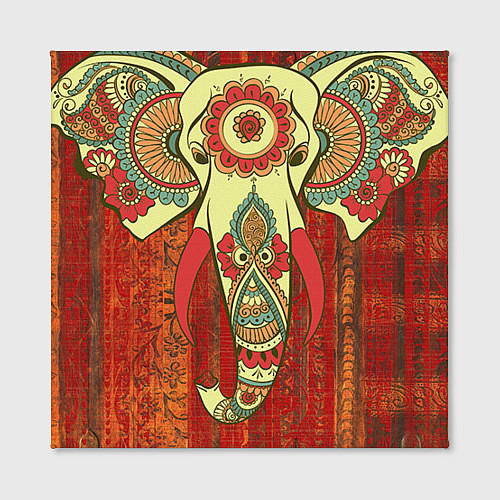 Картина квадратная Индийский слон / 3D-принт – фото 2