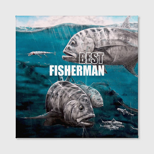 Картина квадратная Best fisherman / 3D-принт – фото 2