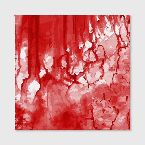 Картина квадратная Кровь акварельная на Хеллоуин / 3D-принт – фото 2