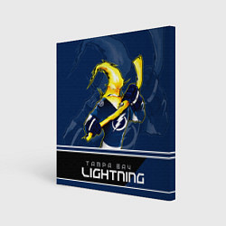 Холст квадратный Bay Lightning, цвет: 3D-принт