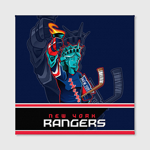 Картина квадратная New York Rangers / 3D-принт – фото 2