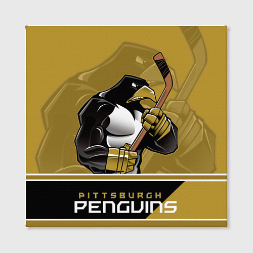 Картина квадратная Pittsburgh Penguins / 3D-принт – фото 2