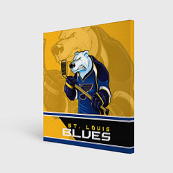 Холст квадратный St. Louis Blues, цвет: 3D-принт