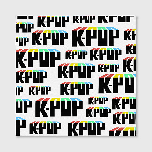Картина квадратная K-pop Pattern / 3D-принт – фото 2