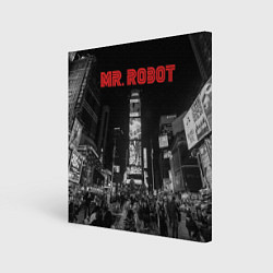 Холст квадратный Mr. Robot City, цвет: 3D-принт