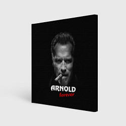 Холст квадратный Arnold forever, цвет: 3D-принт