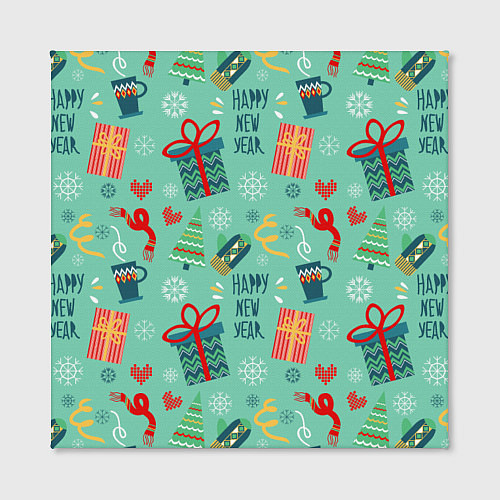 Картина квадратная Новый год от new art fox / 3D-принт – фото 2
