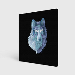 Холст квадратный Седой волк, цвет: 3D-принт