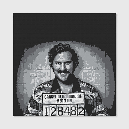 Картина квадратная Pablo Escobar: Smile / 3D-принт – фото 2