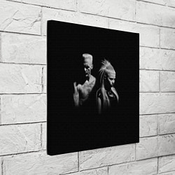 Холст квадратный Die Antwoord: Black, цвет: 3D-принт — фото 2